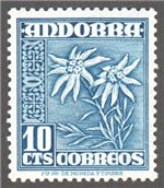 Andorra (Sp) Scott 39 Mint